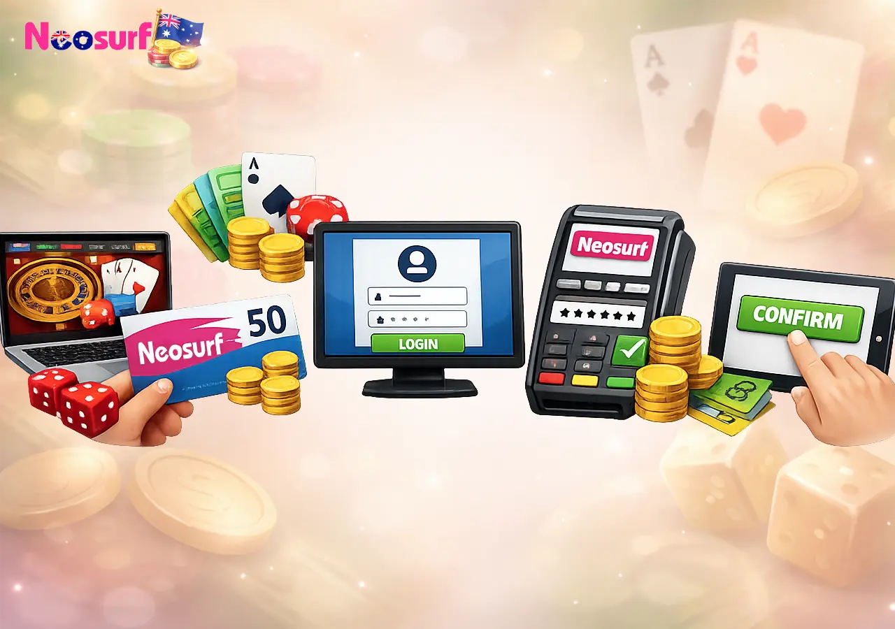 Step-by-step process for depositing funds into a casino account via Neosurf